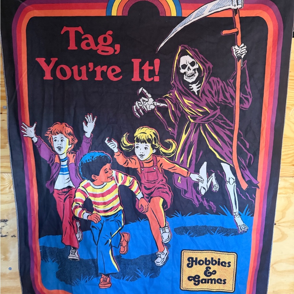 Hobbies & Games "Tag, You're It!" Graphic Poster tapestry